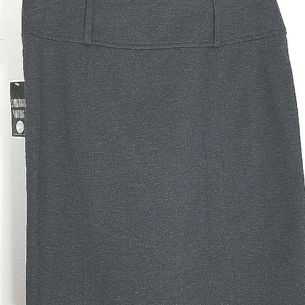 Skirt Midi Sharon Young Pencil charcoal gray lined New NWT VINTAGE - Picture 5 of 8